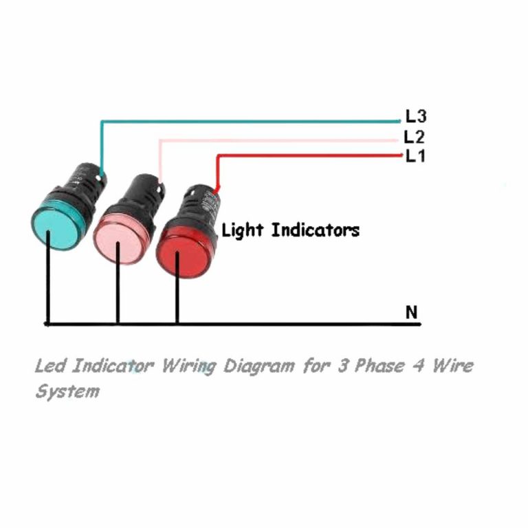 3 Phase Indicator Light Wiring Voltage Testing Voltage Lab 1970